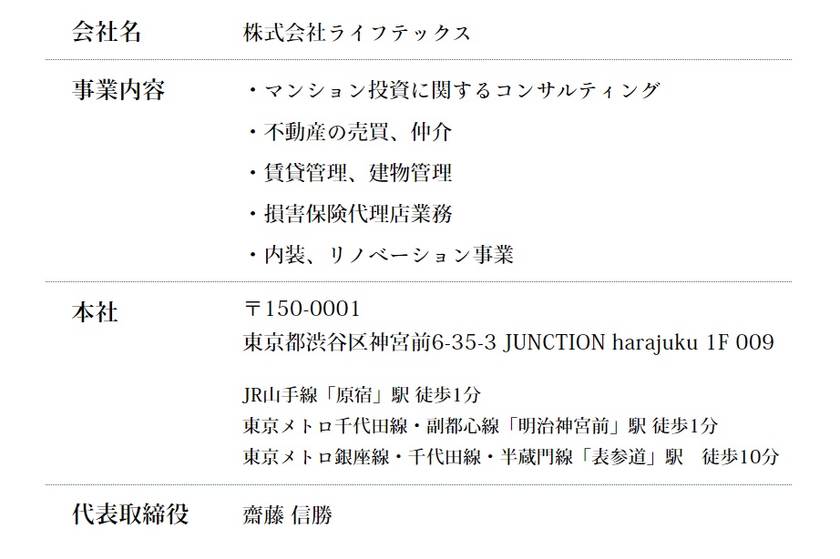 運営会社情報画像